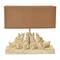 Hello Honey® 14" White and Sand Rabbit Table Lamp with Rectangle Linen Shade